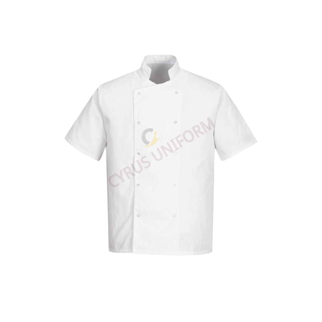 Chef Coat – White (Short Sleeve)