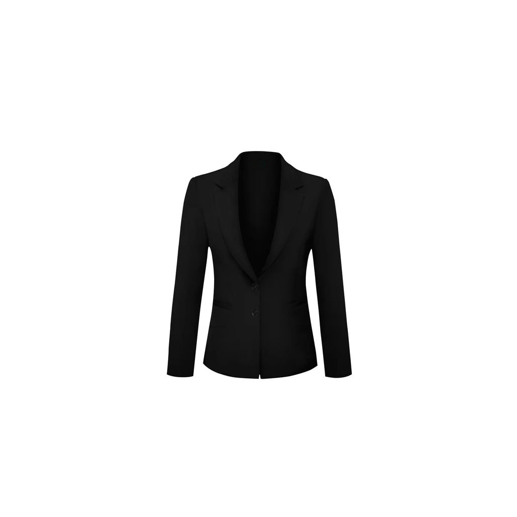 Women's Core Black Single-Button Blazer