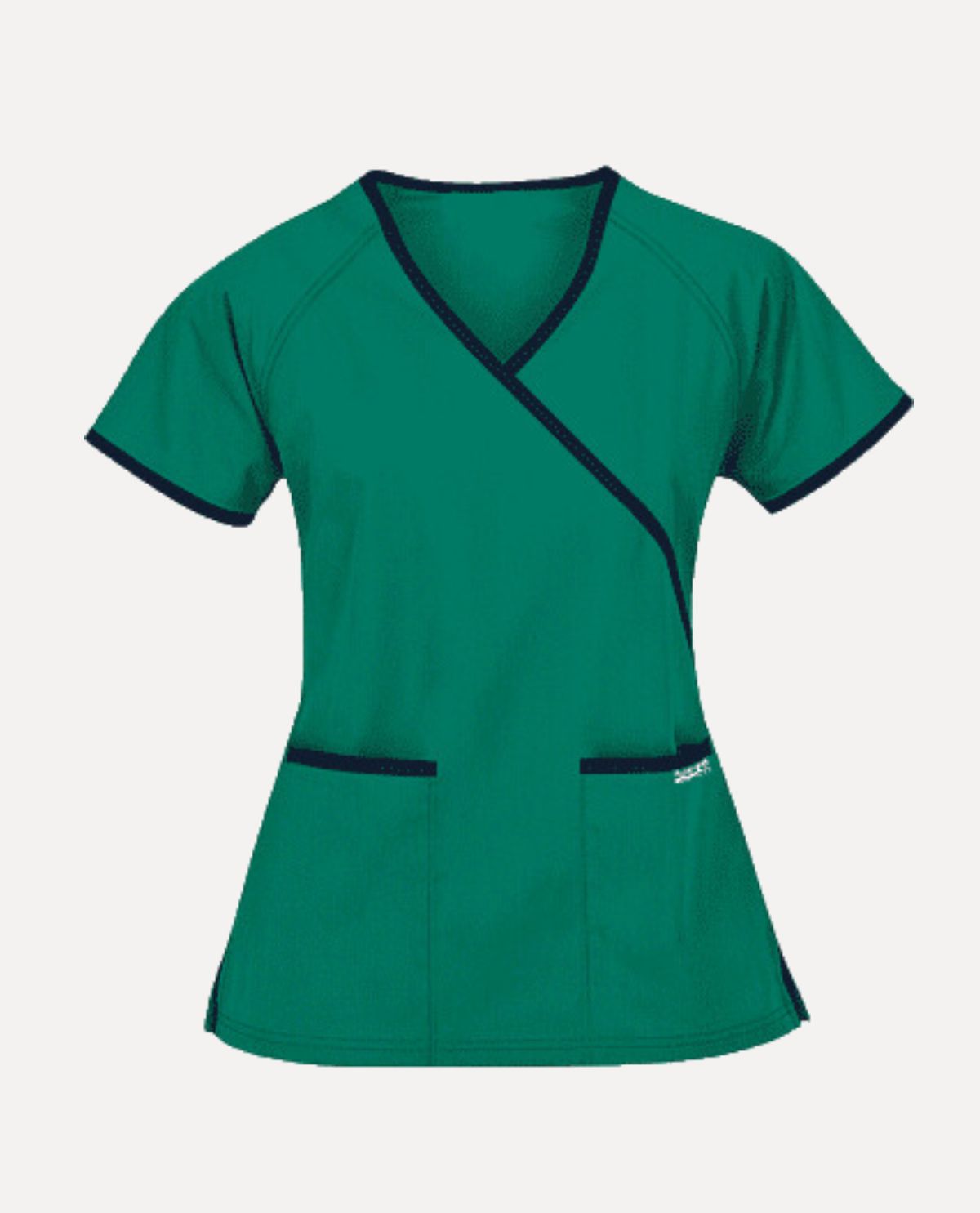 Green Half Sleeves Medical Women Scrubs