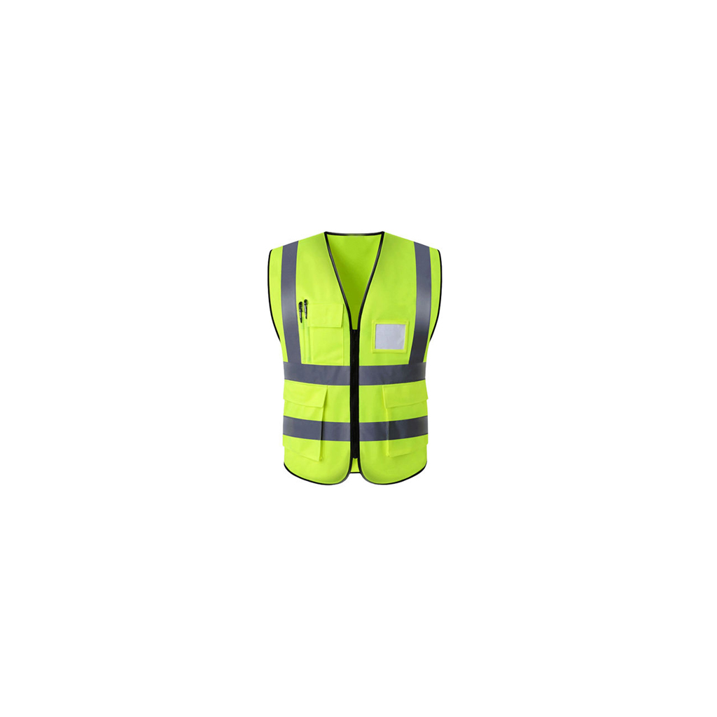 Multi Pocket High Visibility Reflective Security Jacket