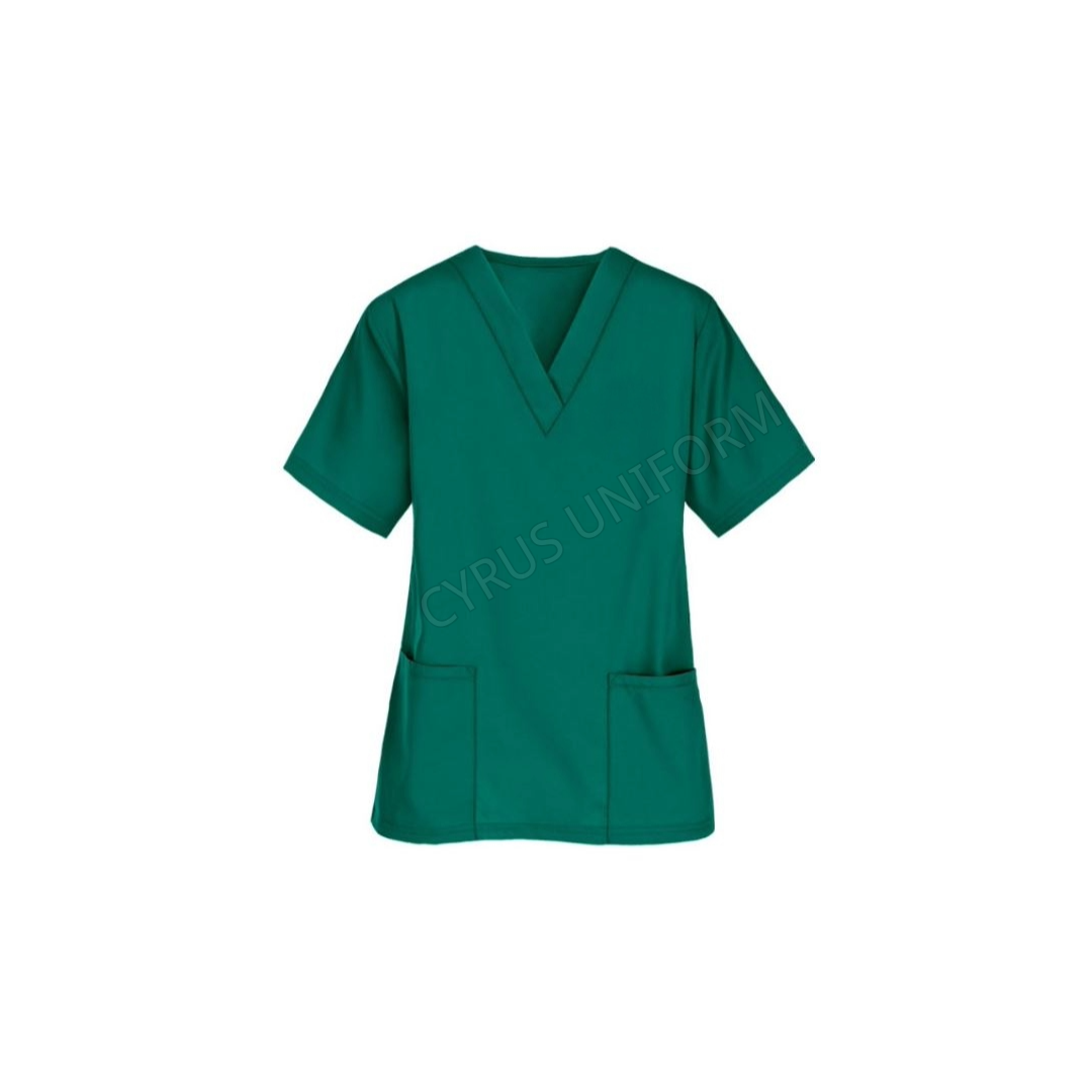 Healthcare Uniform Scrub Top – Green