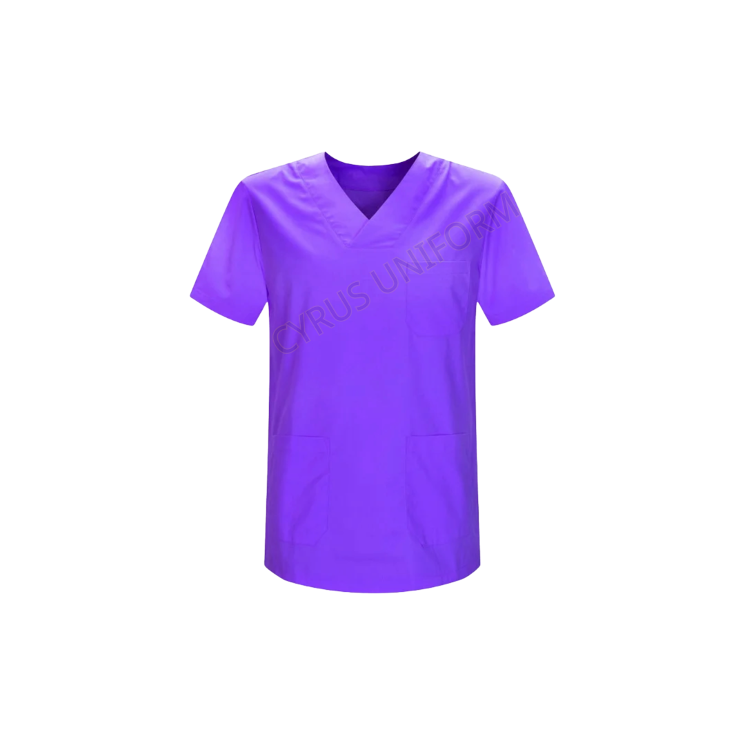 Medical Scrub Top – Purple